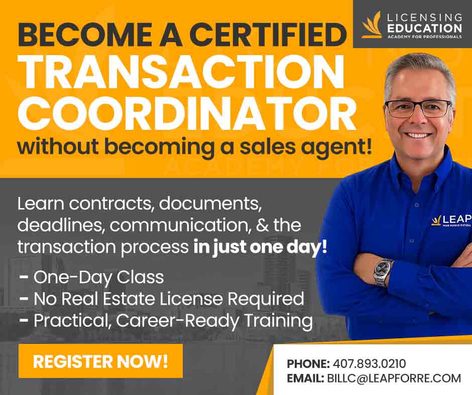 Become a Transaction Coordinator